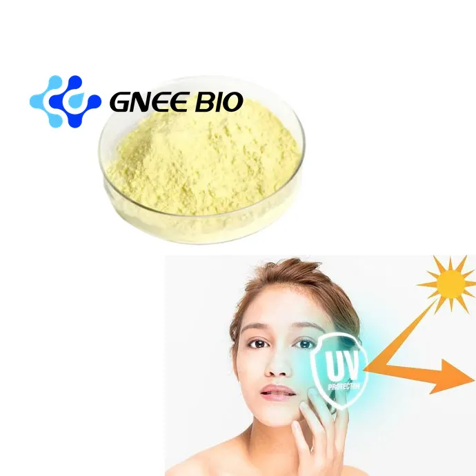 98% शुद्धता BIS-ethylhexyloxyphenol methoxyphenyl triazine या bemotrizinol Cas 187393-00-6